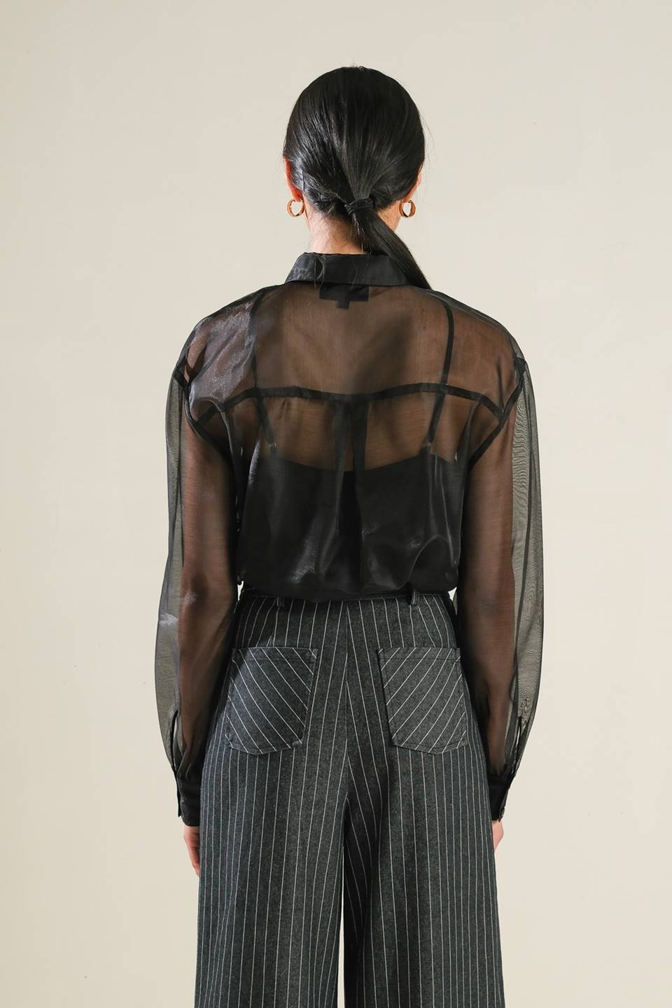 LOVE OVER FEAR ORGANZA TOP Flying Tomato